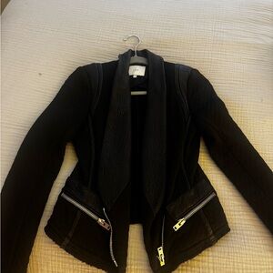 IRO Leather and Knit Jacket - size 36